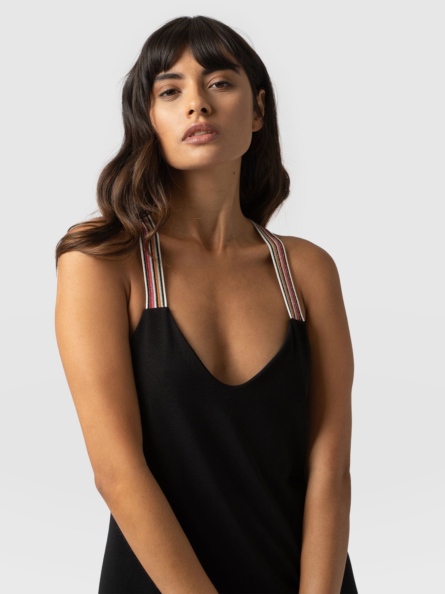 Sunset Dress Black Rainbow - Women's Dresses | Saint + Sofia® EU